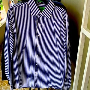Bristol bull striped blue and white long sleeve